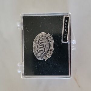 Pewter Raiders tie pin